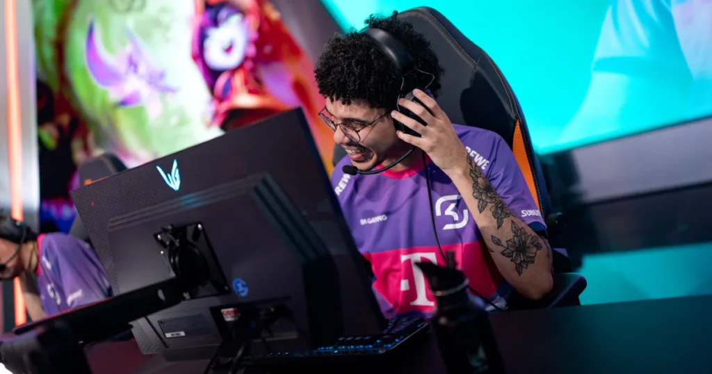 LEC Summer Split during a match. LEC Summer Split during a match.