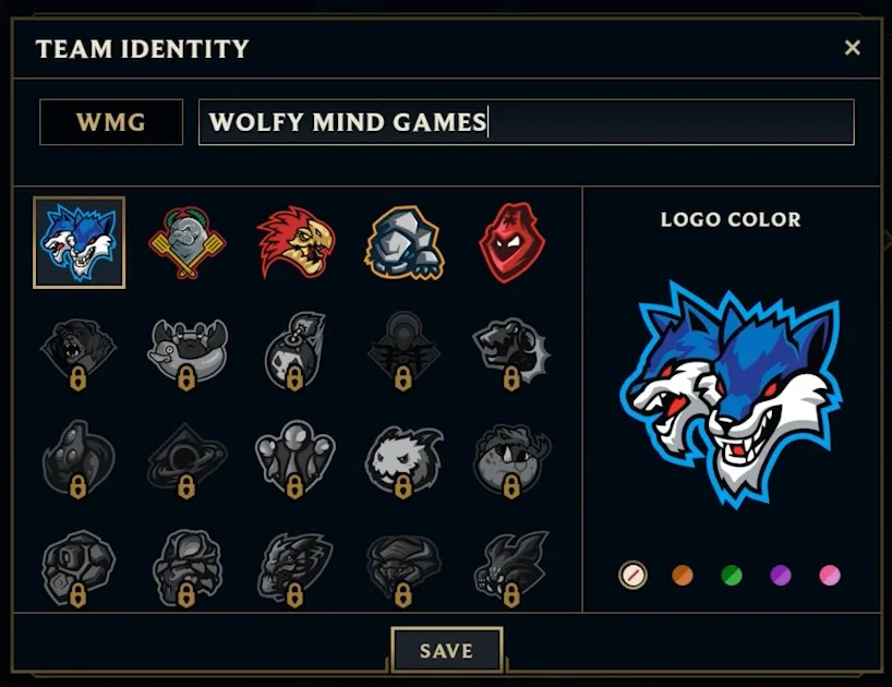 Team formation for LoL Clash Team formation for LoL Clash