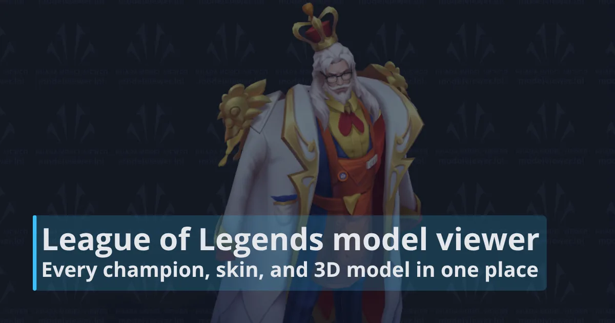 LoL model viewer LoL model viewer