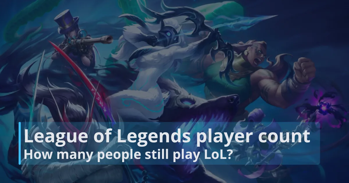 League of Legends player count 2026 ⇒ Active players in LoL