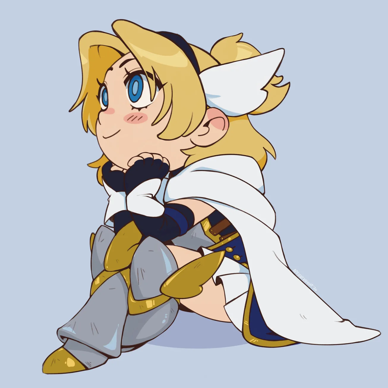 2XKO Lux fan art by ApricotKnight Illustrated fan art of Lux wearing her 2XKO costume