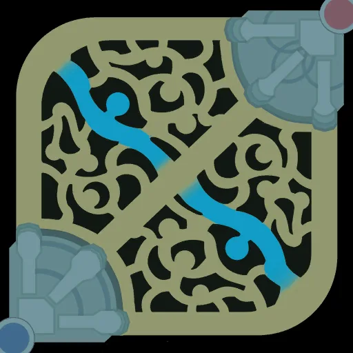 Summoner’s Rift minimap Top-down minimap layout of Summoner’s Rift with lanes, jungle paths, bases, and river
