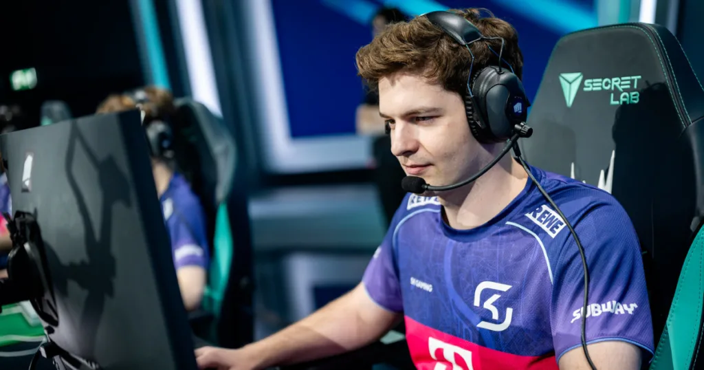 Mikyx from SK gaming during match against Vitality.