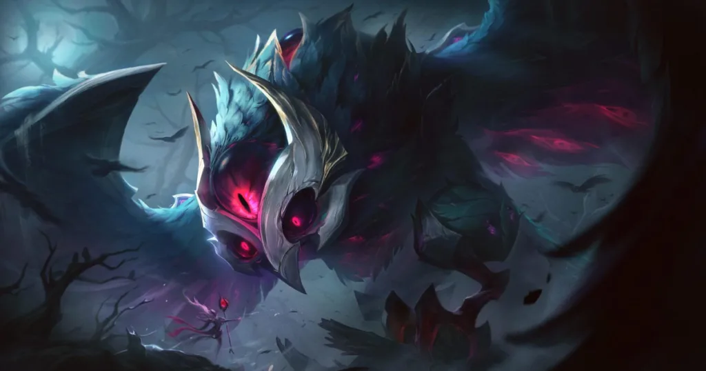 Old God Anivia splash art. Old God Anivia splash art.