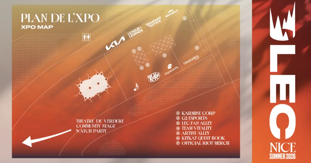 Plan over the LEC XPO. Plan over the LEC XPO.