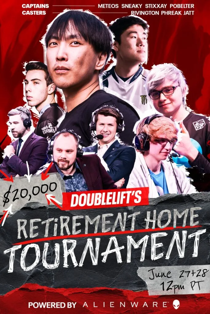 Retirement Home Tournament poster before the tournament. Retirement Home Tournament poster before the tournament.