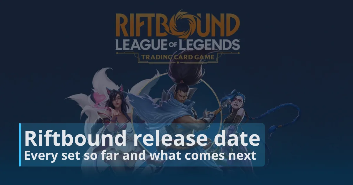 Riftbound release date:, Every set so far and what comes next