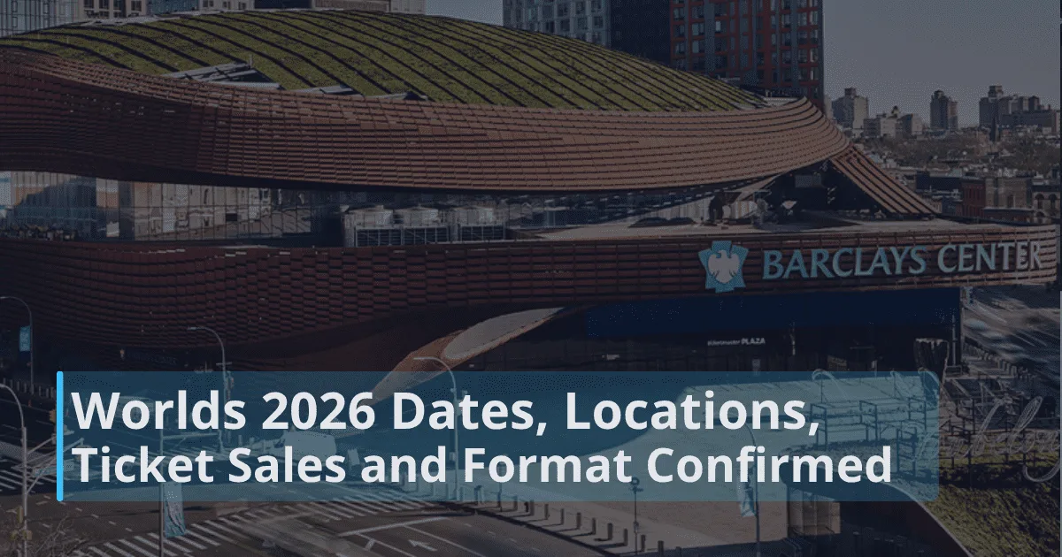 Worlds 2026 dates, locations, tickets and format confirmed for North America return