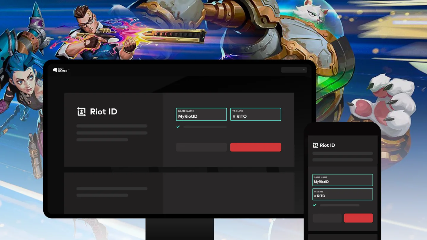 League of Legends Riot ID League of Legends Riot ID graphic explaining the move from Summoner Names to Riot IDs