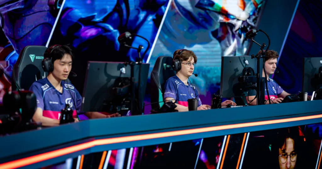 SK Gaming during a match against Vitality.