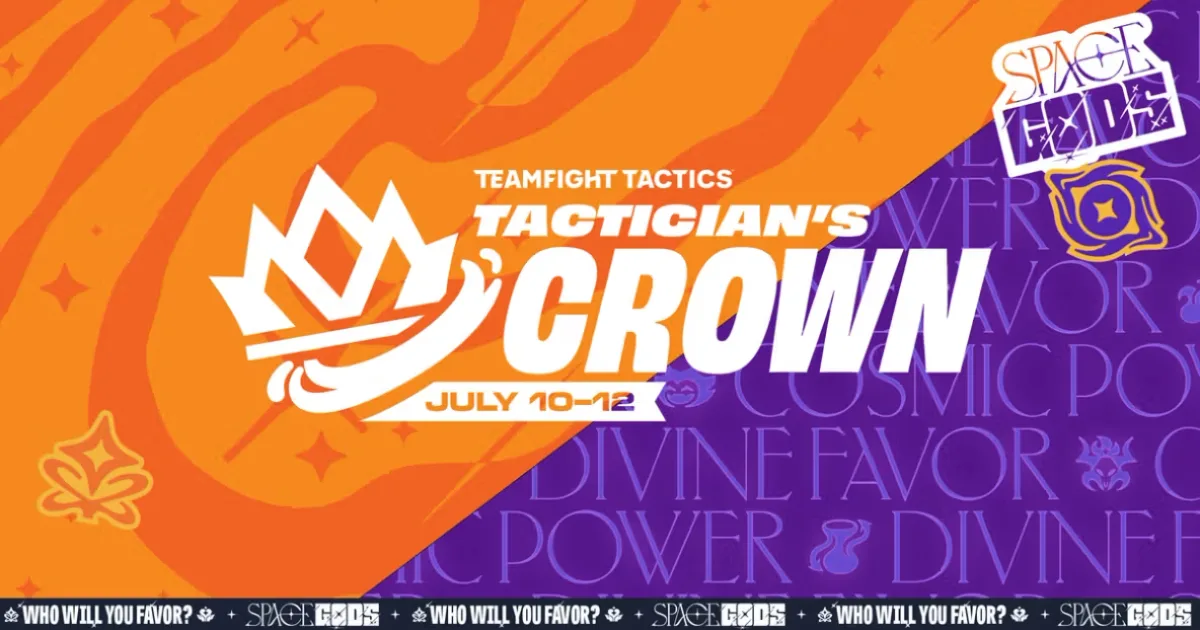 TFT Space Gods Tactician’s Crown set for July 10-12 with $470K prize pool