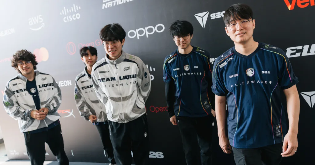 TLAW team photo at MSI before KC match. TLAW team photo at MSI before KC match.