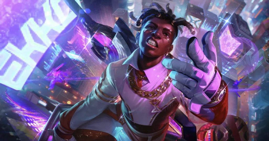 True Damage Ekko 2026 skin. True Damage Ekko 2026 skin.