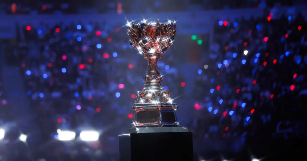 Worlds trophy. Worlds trophy.